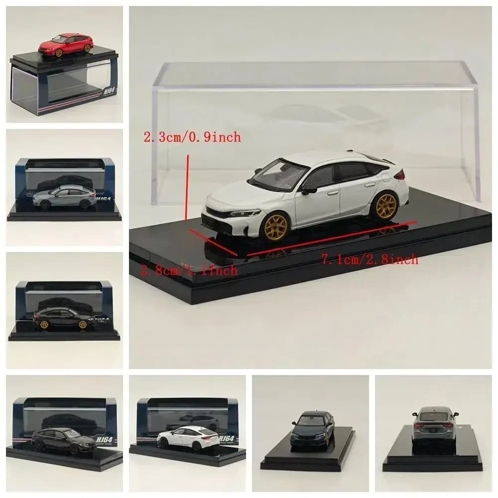 Hobby HJ 1/64 RS Customized Version HJ642046 Series Diecast Model Car Miniature Limited Collection Toy Vehicle Models