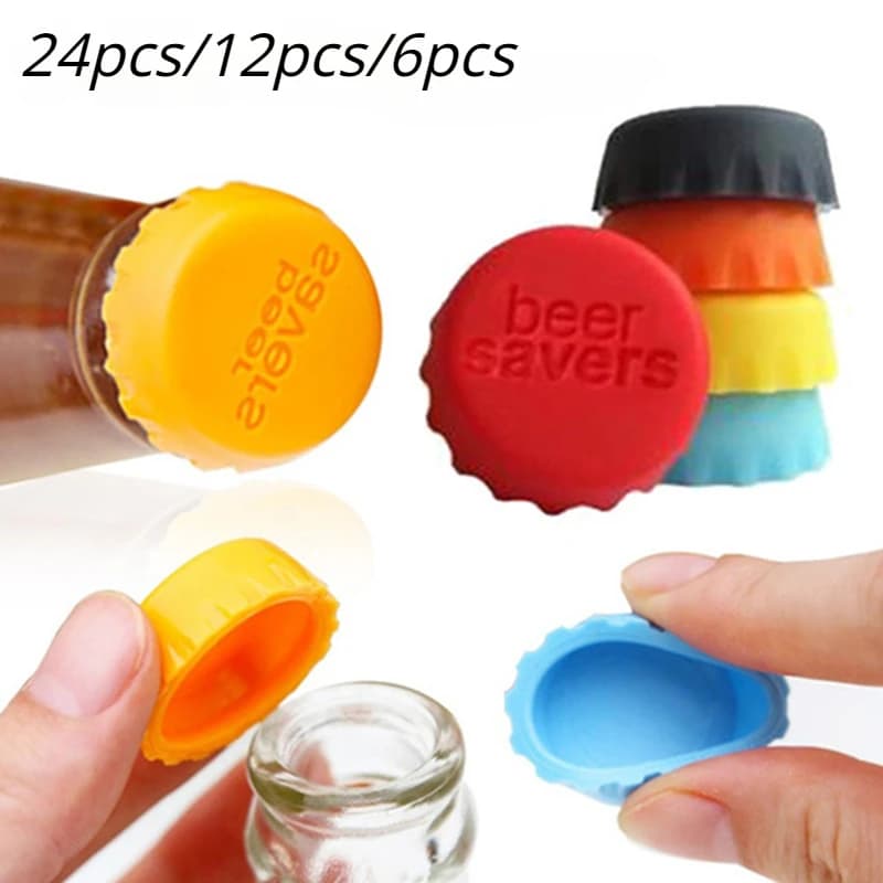 Silica gel reusable bottle cap Sealed beer bottle soy sauce bottle vinegar soy sauce cap Cola Protective wine cap