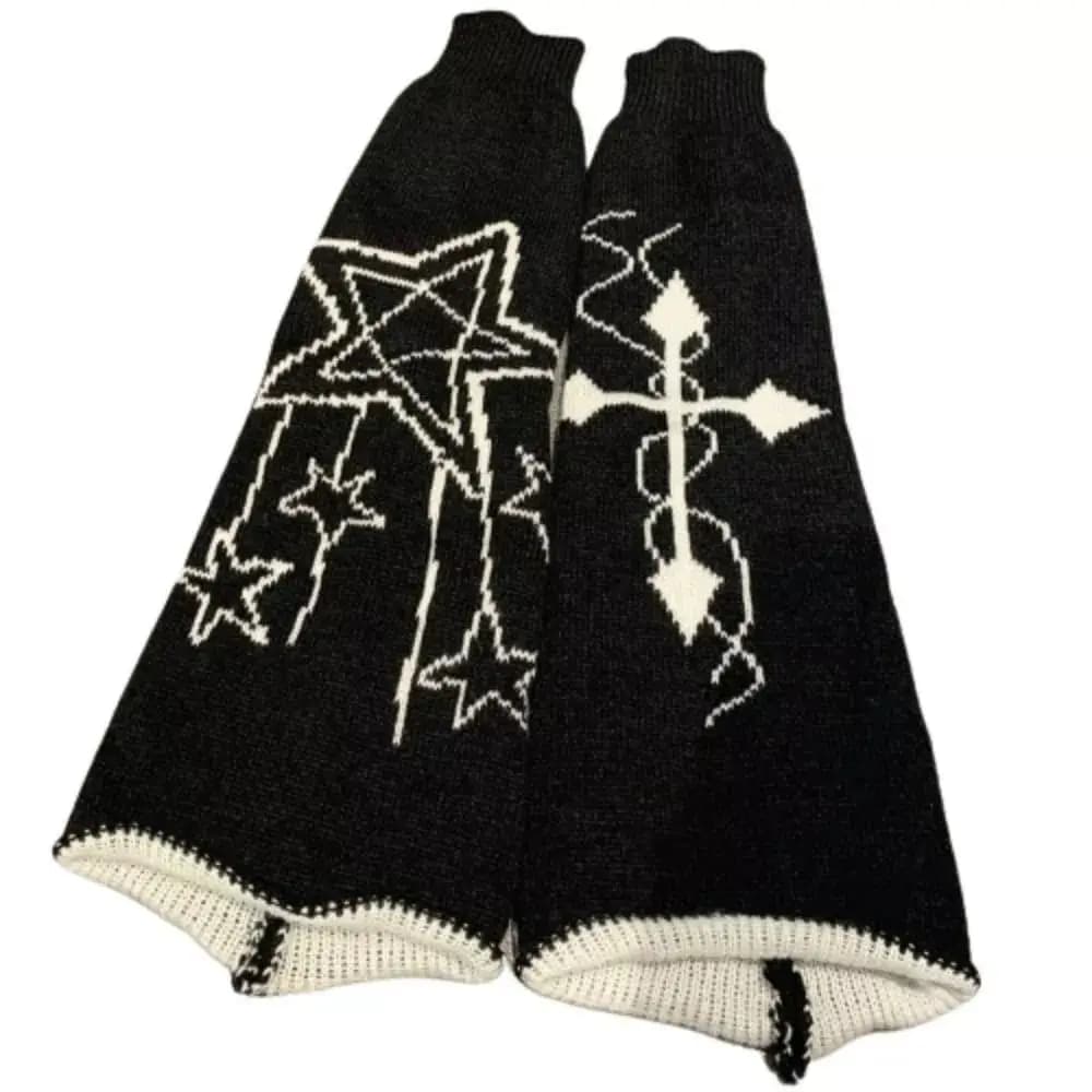 Calzini a tubo lungo Lolita alla moda Y2K Sweet Cool scaldamuscoli Punk Spicy Girls Boot Cover Socks