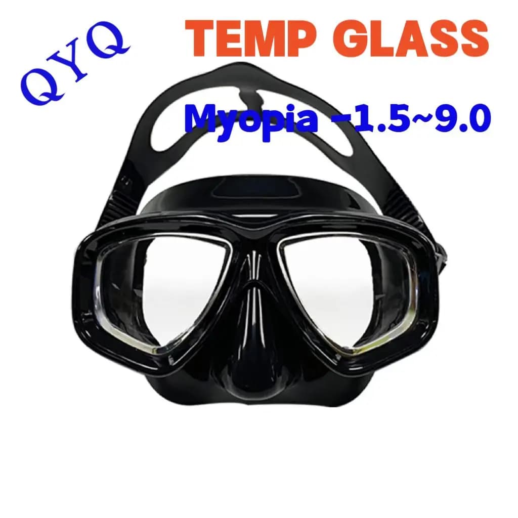 QYQ Snorkeling Mask Lens for Optical Myopia Universal underwater equipment for adults