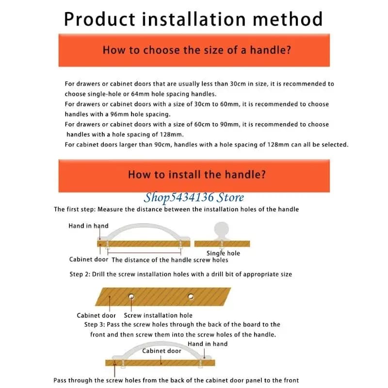 H7ED 5/10 pezzi in lega alluminio, pomello per cassetto, maniglia per mobili, installazione facile