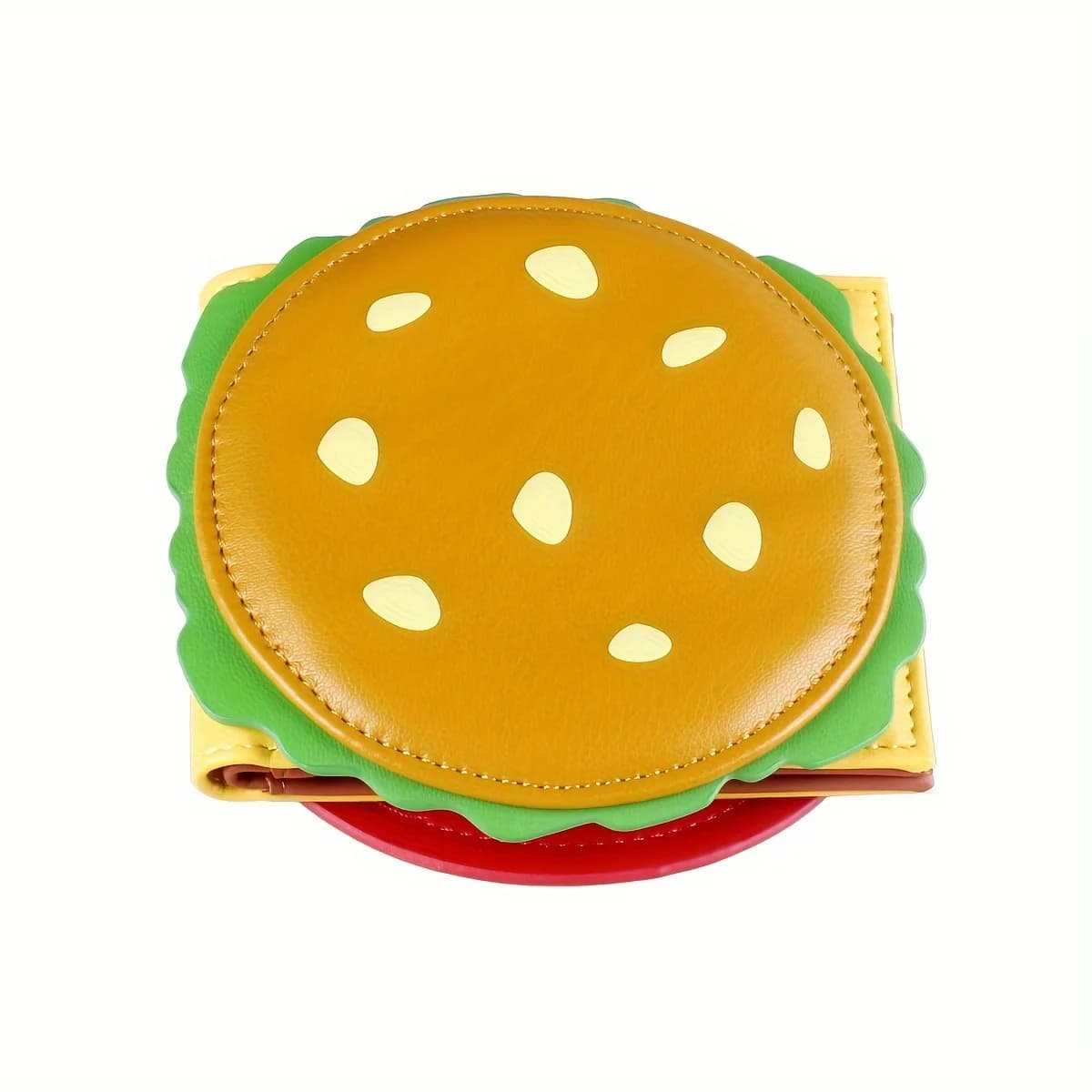 Portafoglio Crab Lagoon Portafoglio Burger Portafoglio da uomo e da donna Portafoglio corto antifurto Rfid Portafoglio piccolo