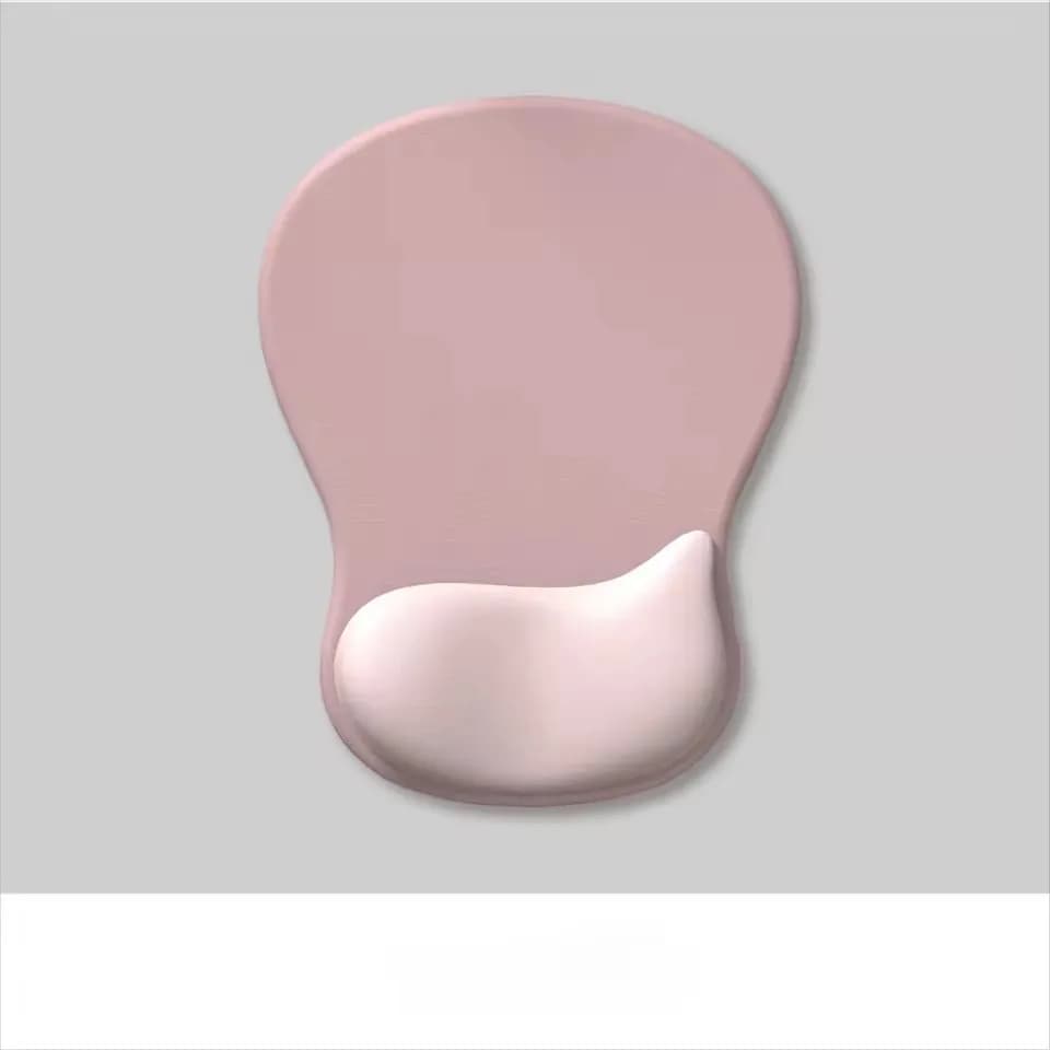 Tappetino per Mouse con Supporto per Polso, Comodo Supporto Ergonomico Antiscivolo, Morbido Tappetino per Mouse con Poggiapolsi