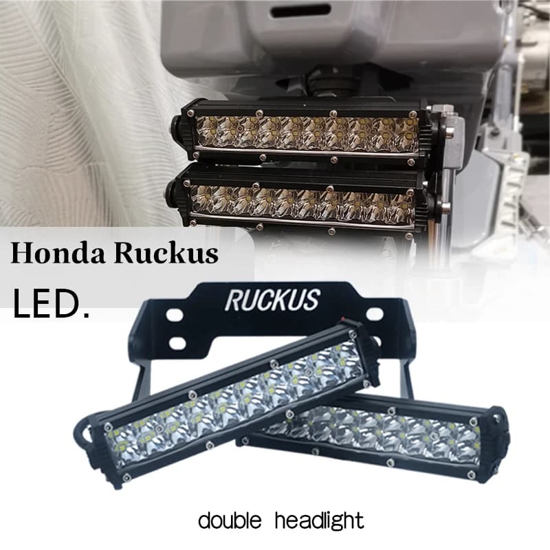 Evidenziare Doppie Barre Faro Faro Per Honda Gy6 Ruckus Zoomer AF58 NPS50 Scooter Refitting Accessori Parti Con Staffe