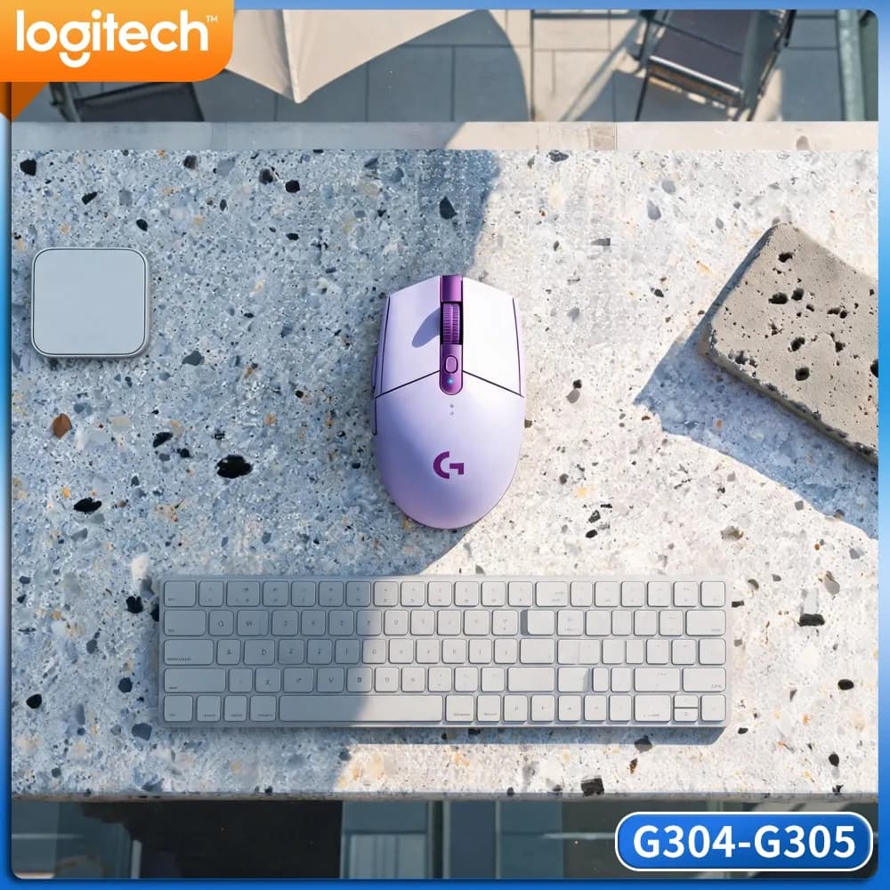 Logitech G304 LIGHTSPEED Gaming Mouse AA‑Battery Powered HERO Sensor For FPS MOBA Players Student Notebook Office Tasks