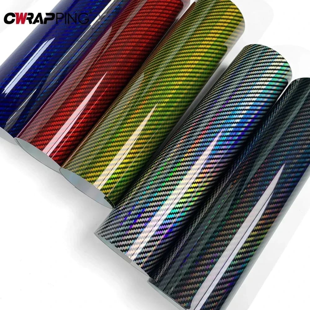 Carbon Fiber Waterproof Motorcycle Wall decal High Strength Forged Vinyl Wrap for helmet Bike Car Customization Decoration
