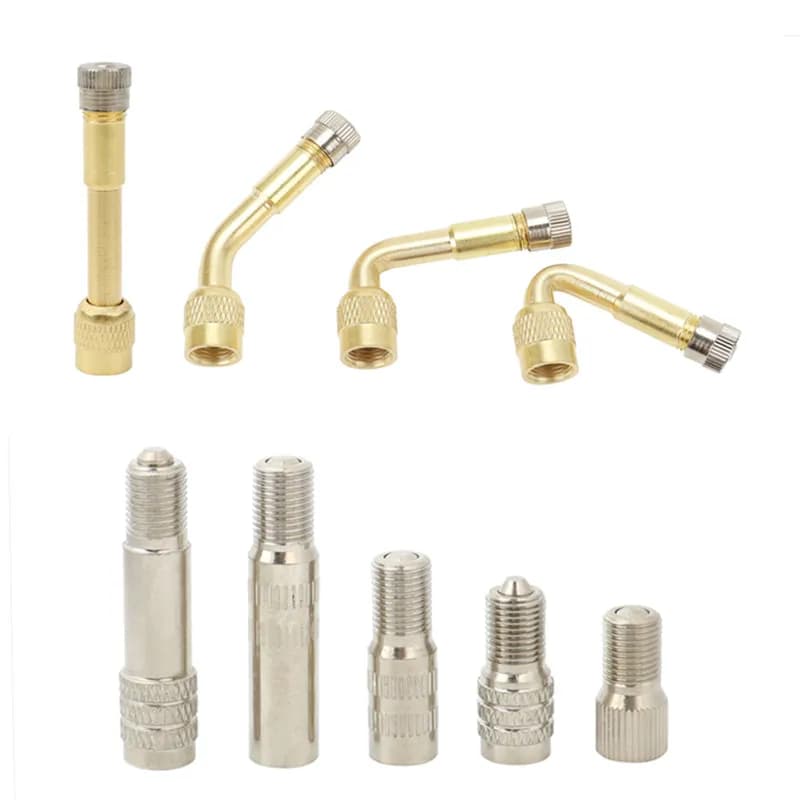 19/27/39mm 45 90 135 Degree Brass Angle Bent Valve Adaptor Tyre Tube Valve Extension Adapter Cap for Truck Car Moto Bike