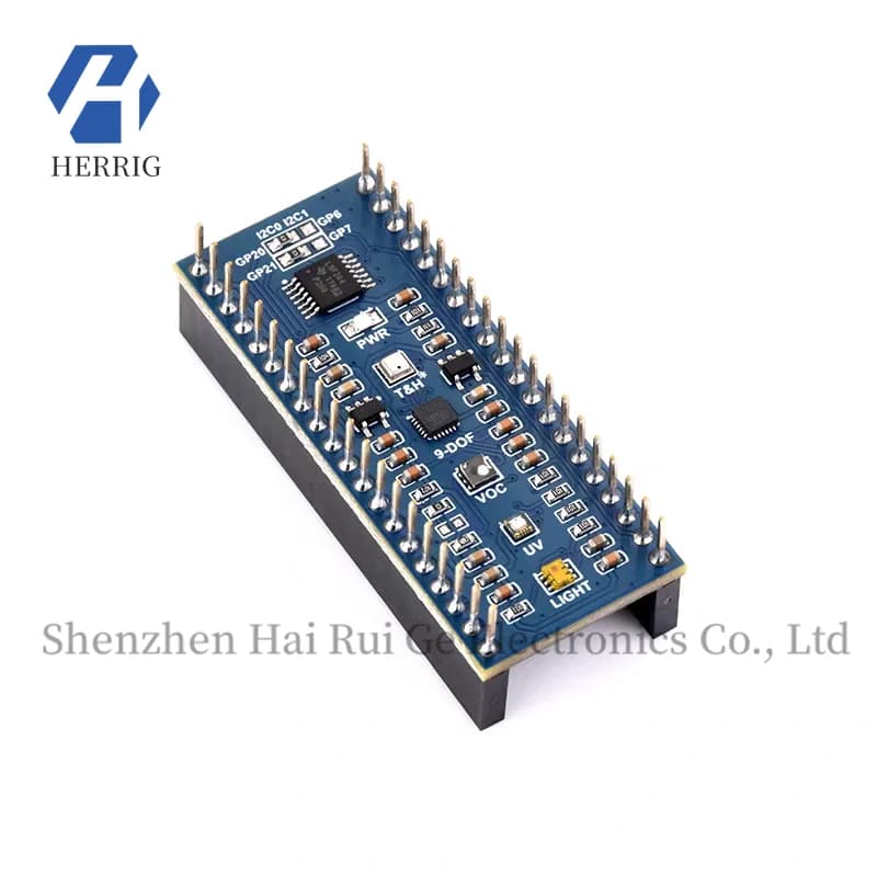 Scheda di espansione sensore ambientale Micro Snow Raspberry Pi Pico con luce visibile/dinamica/gas/rossa e interfaccia I2C Far-UV
