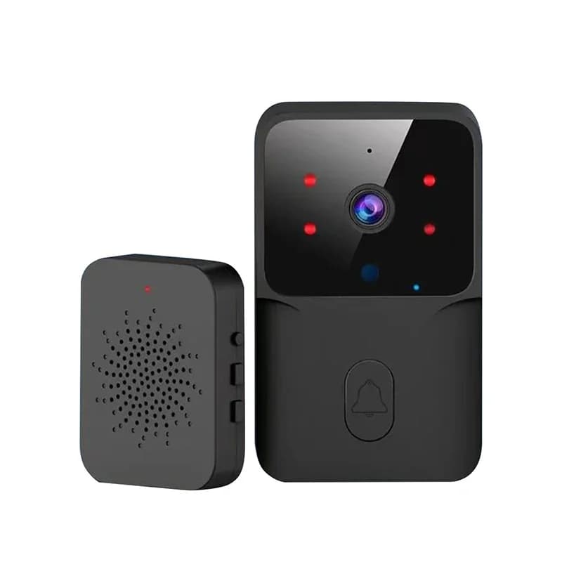 Campanello video ricaricabile WIFI a bassa potenza con visione notturna HD 1 trascinamento 1 citofono domestico di sicurezza intelligente