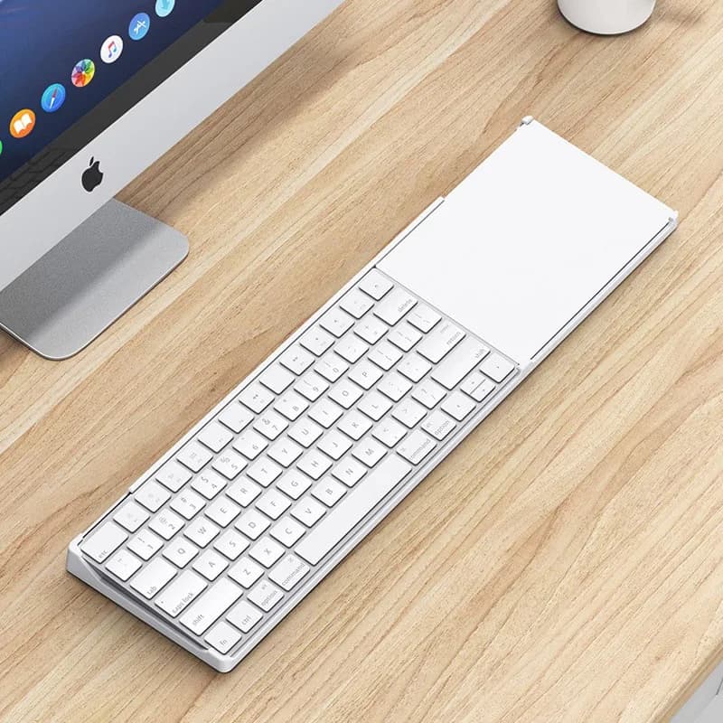 Supporto per poggiapolsi 2 in 1 per tastiera Apple Magic id 2 3 4 A3203 A2449 A2450 Magic Trackpad 2 3 Supporto per polso Supporto per dock