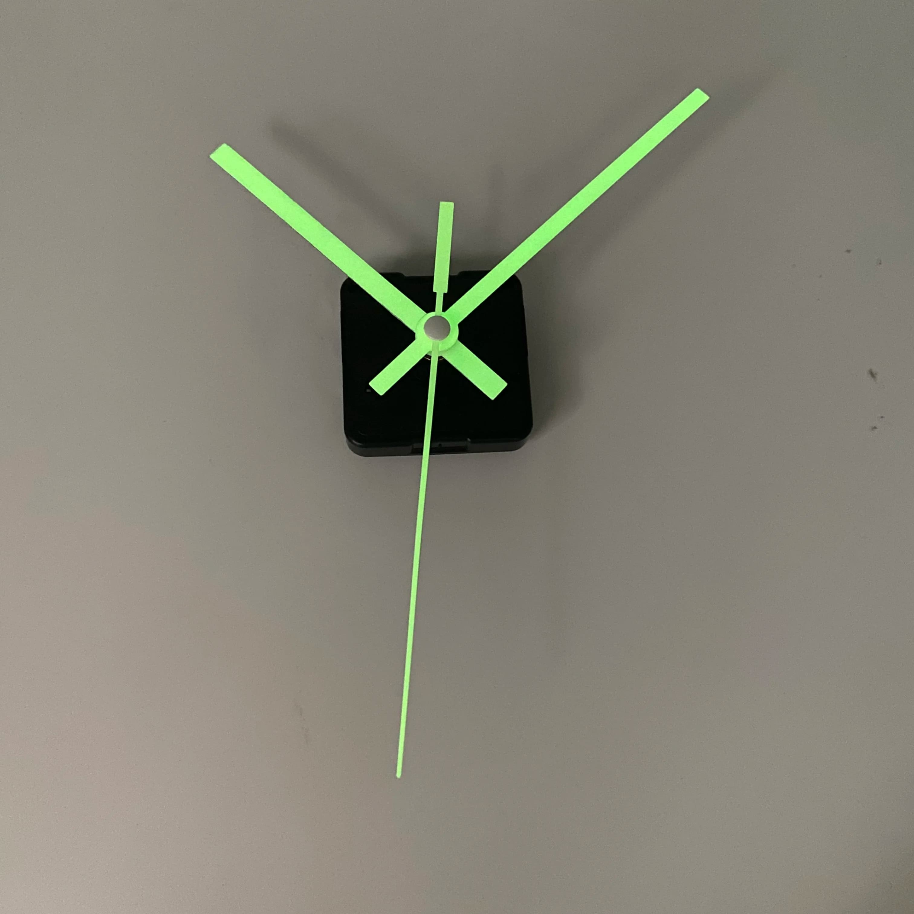 Movimento Silenzioso per Orologio al Quarzo con Lancette Luminose Fosforescenti, Kit di Riparazione Fai-da-Te per Orologi da Parete