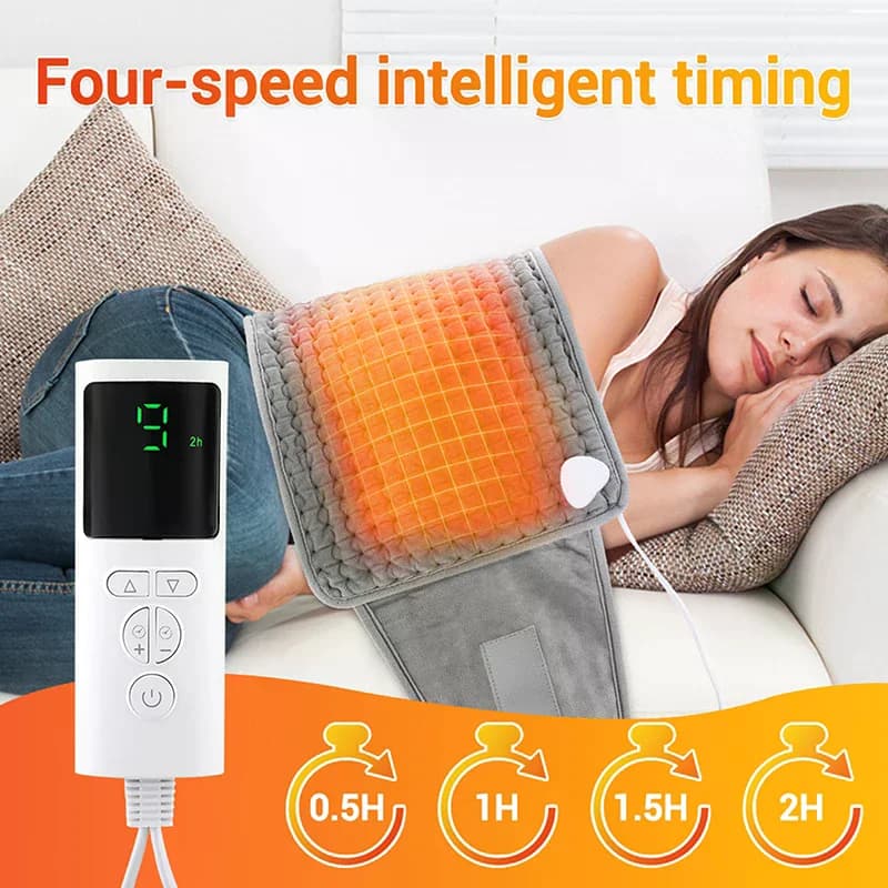 Back Heating Support Belt Electric Waist Brace With Adjustable Temperature Warm Back Belt Abdomen Warmer Lumbar Support Pad