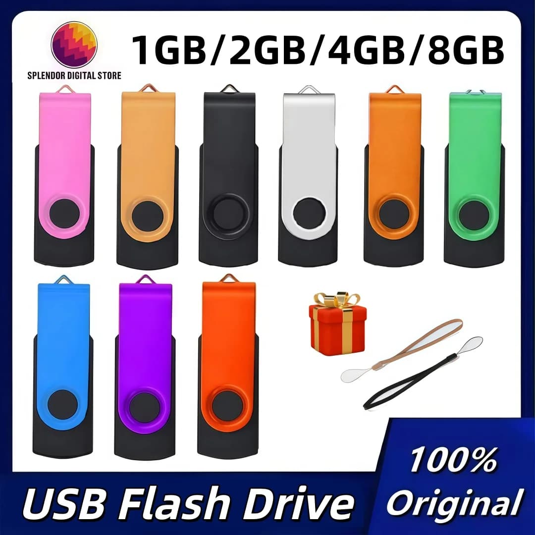 Ingrosso 10 pz/lotto USB 2.0 Chiavetta USB GB 2GB 4GB 8GB 16GB Scheda di Memoria Flash Pendrive USB Stick Regalo Aziendale