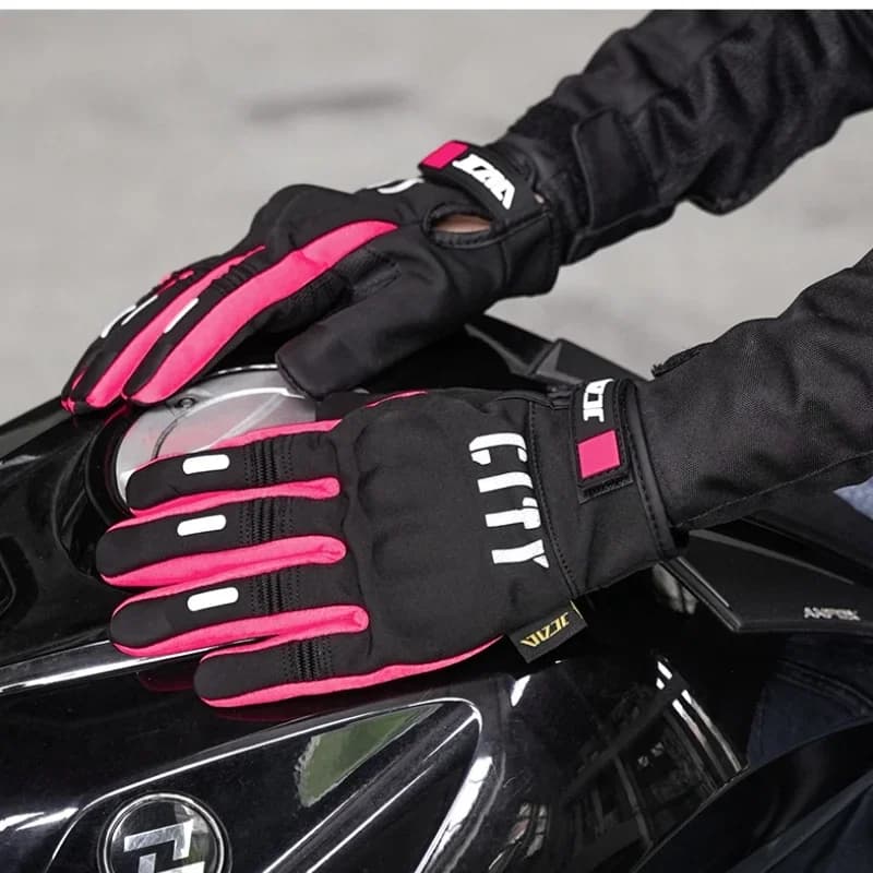 Urban City Commuter Riding Non-slip Motorcycle Gloves, Spring/Autumn Men Women Lightweight Shockproof Windproof Motocross Gloves