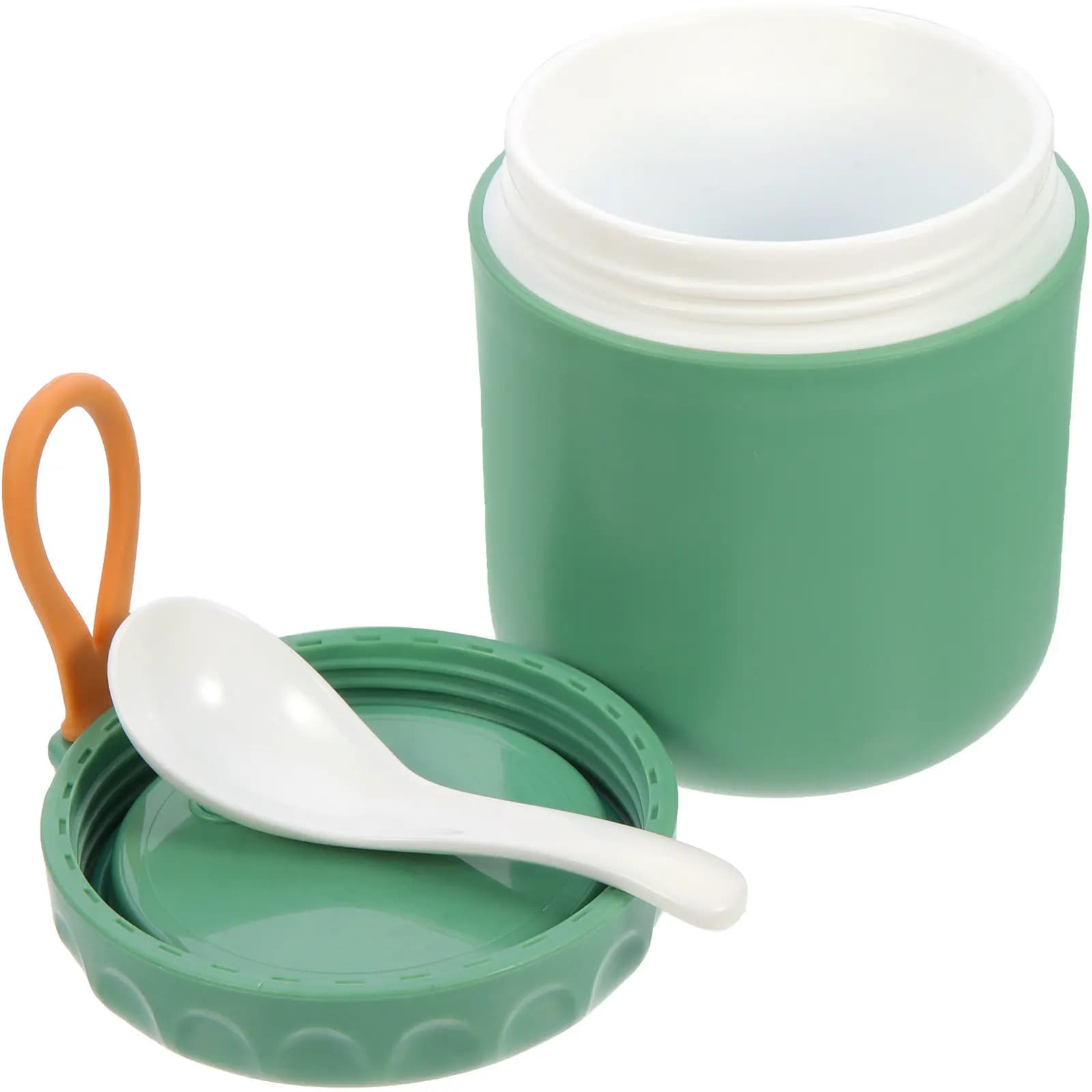 Set di 1 tazza termica per zuppa, contenitore per il pranzo in acciaio inossidabile, a tenuta stagna, ciotola portatile isolata con cucchiaio per alimenti caldi e freddi