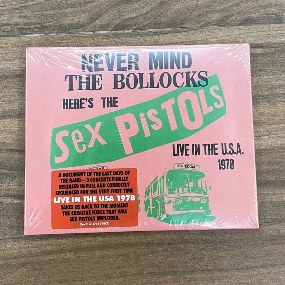Sex Pistols Live in USA 1978 Tre spettacoli americani Collezione 3CD Punk Rock