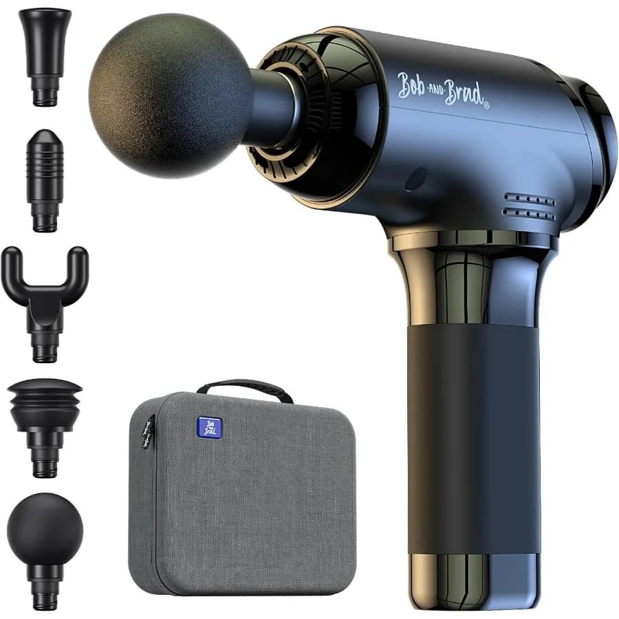 T2 Massage Pistola for muscle massage deep tissue percussion for back and neck updated battery 4000 mAh Portable HSA rear electric