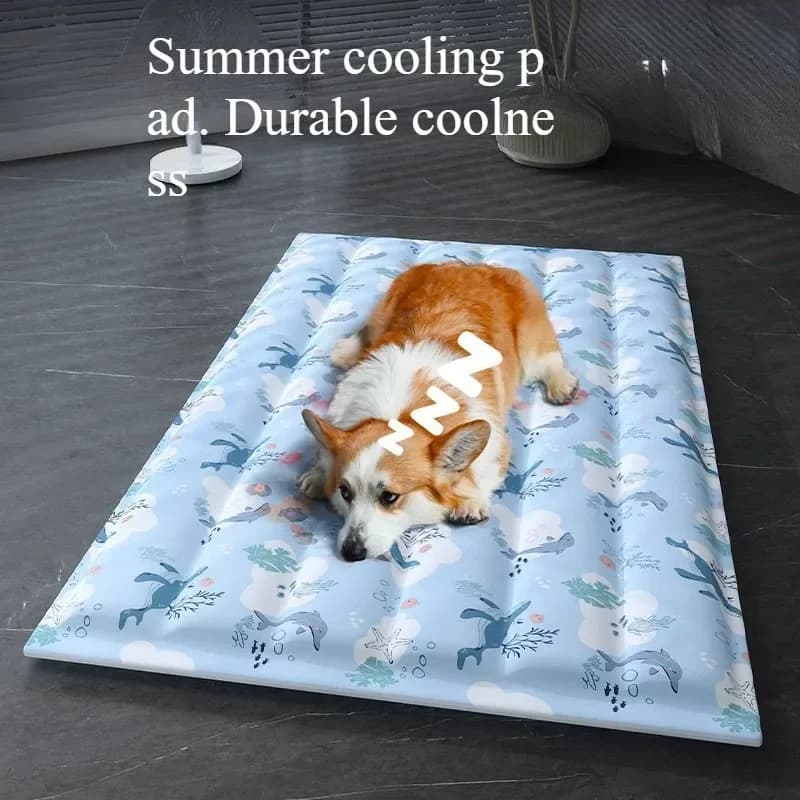 Tappetino per il ghiaccio per animali domestici Tappetino per cani Cuscino estivo Letto per il ghiaccio per gatti Tappetino per dormire Tappetino per il raffreddamento Forniture per il raffreddamento Nido di ghiaccio estivo