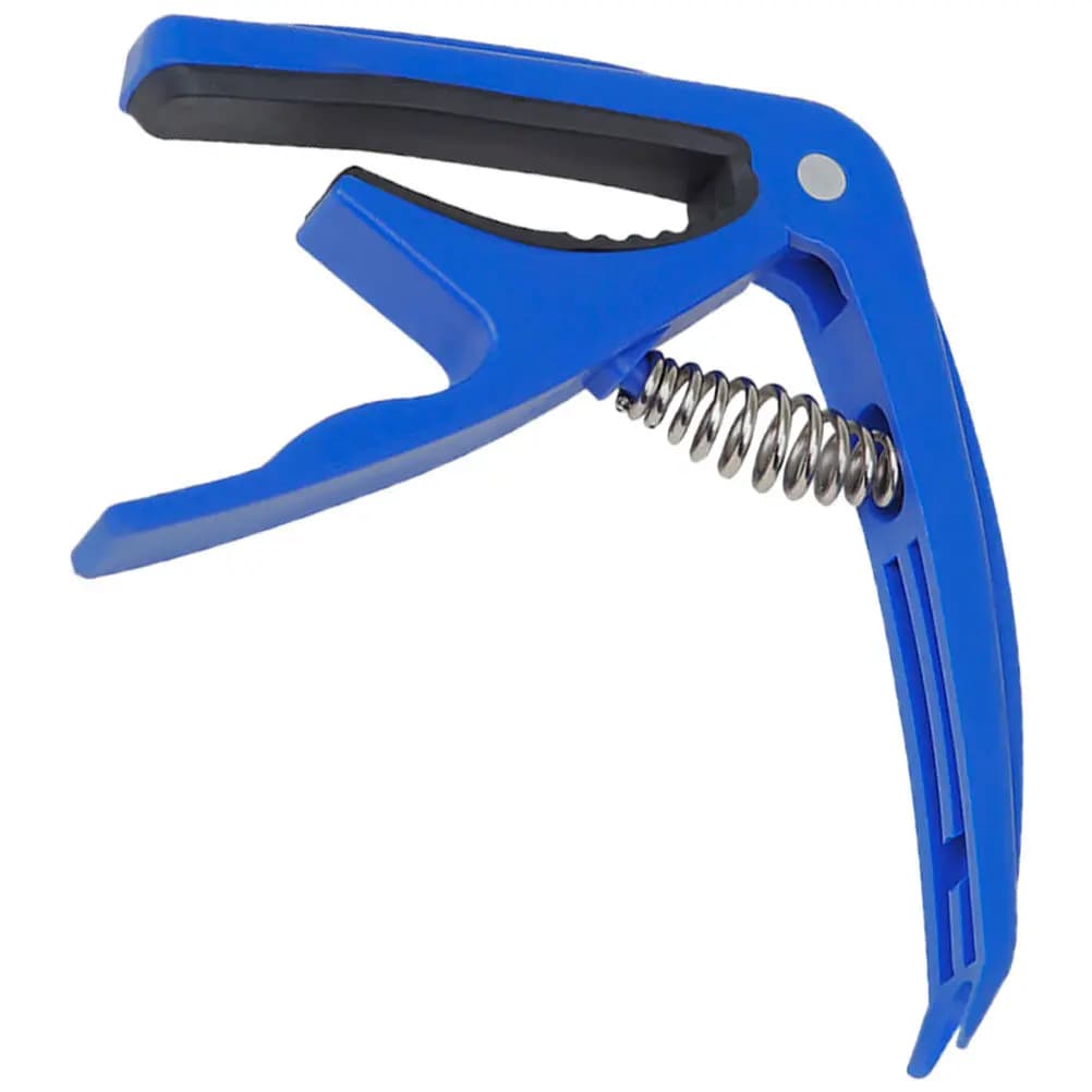 Capotasto Multifunzione per Chitarra Acustica, Elettrica, Classica, Ukulele, Banjo - Costruzione in ABS e Metallo, Azione di Bloccaggio Fluida