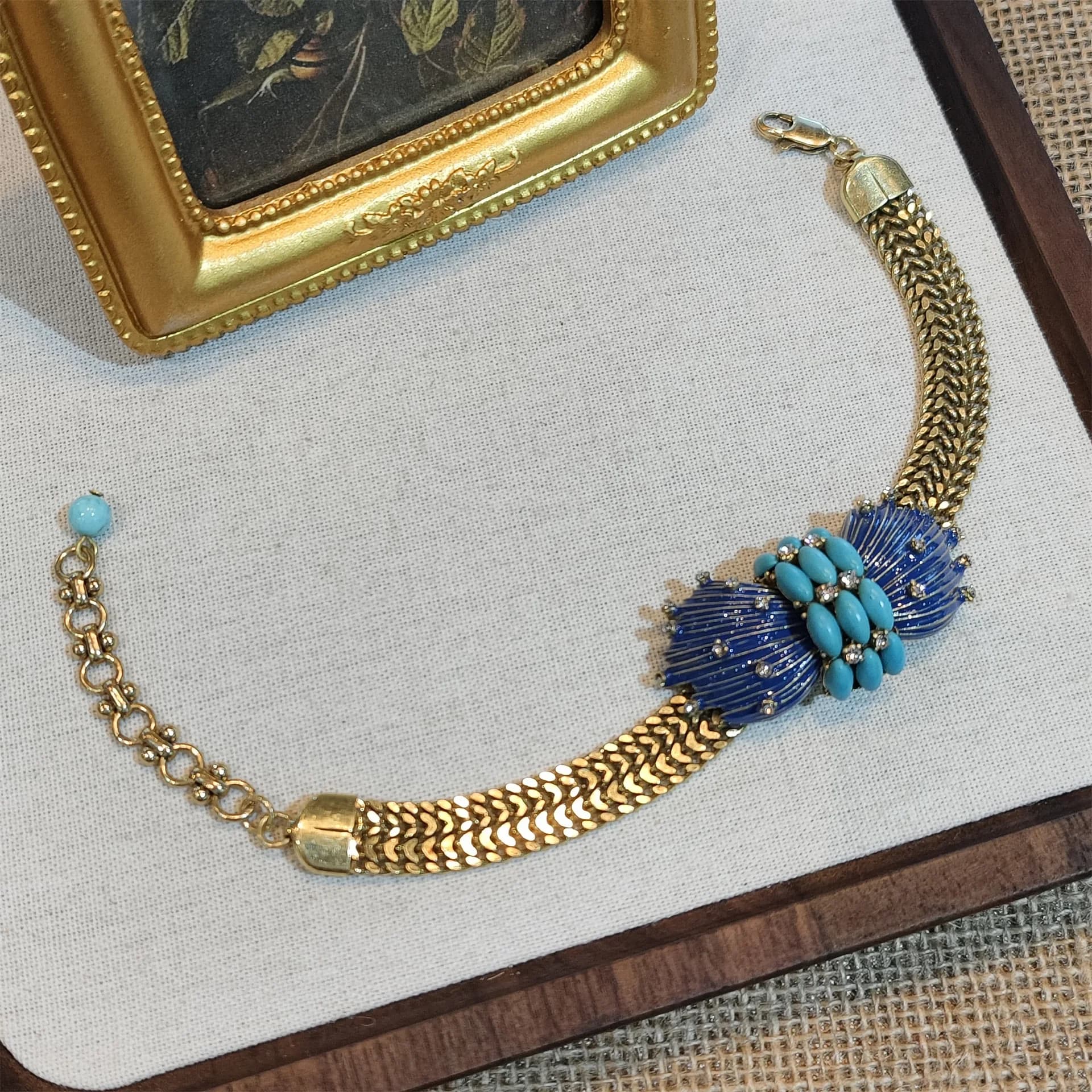 Medieval Vintage Retro Fashion Light Luxury Elegant Personalized Design Wholesale Antique Bracelet Creativity 0187