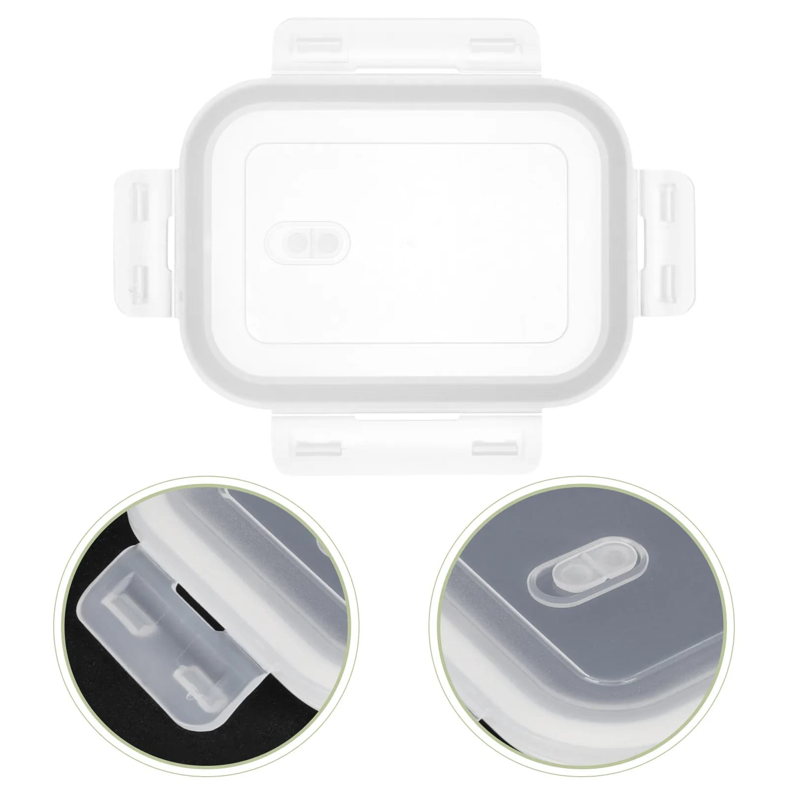 Coperchio Sigillante Premium per Bento Box Rettangolare di Grado Alimentare, Riutilizzabile, per Conservazione Alimenti Freschi e Risparmio di Spazio in Cucina
