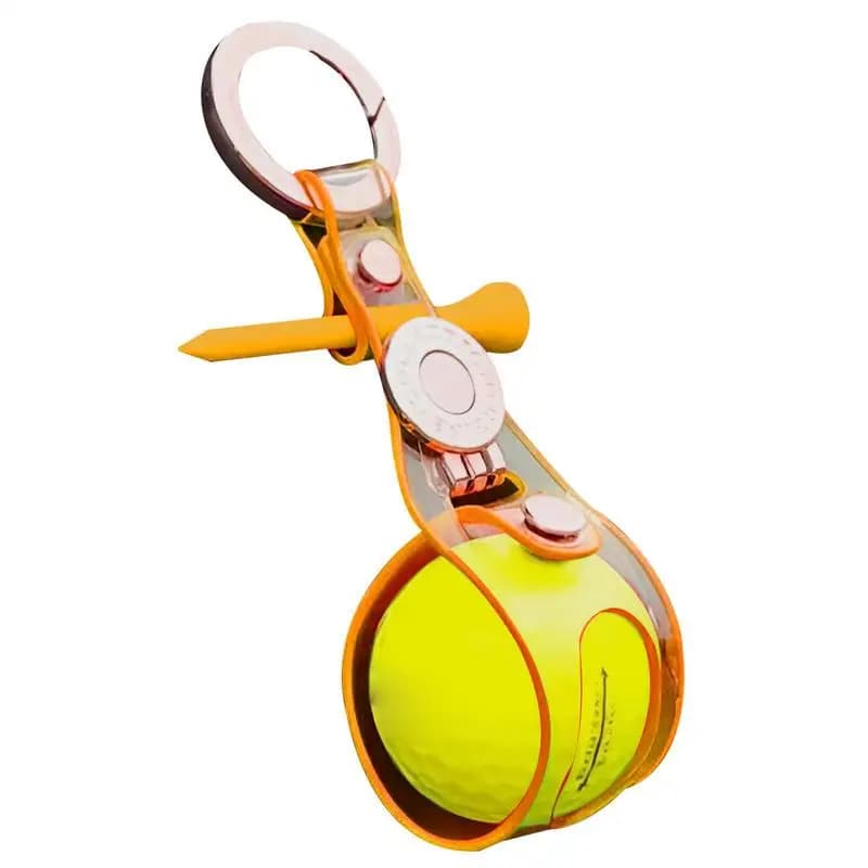 Porta pallina da golf Marsupio per pallina da golf con supporto per tee Confezione di accessori sportivi per gli amanti del golf Facile attacco per l'organizzatore sportivo