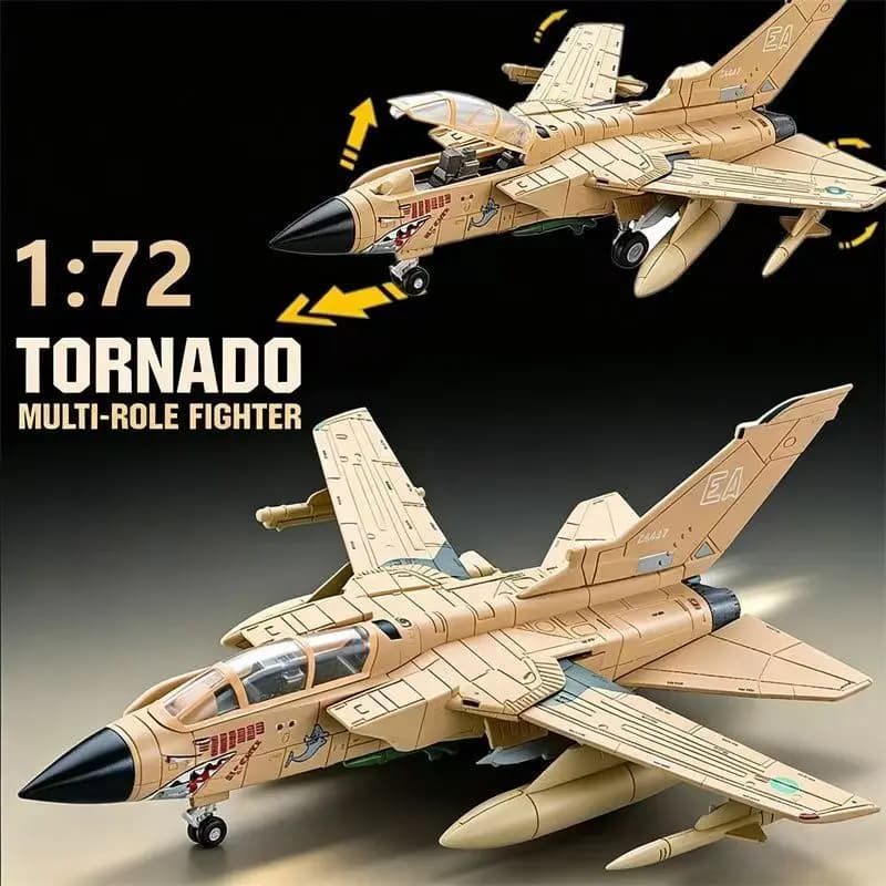1/72 Tornado Multi-Role Fighterea Jet Quick Build Model Kit Plastic Millitary DIY Aircraft Model For Aviation Souvenir Gift