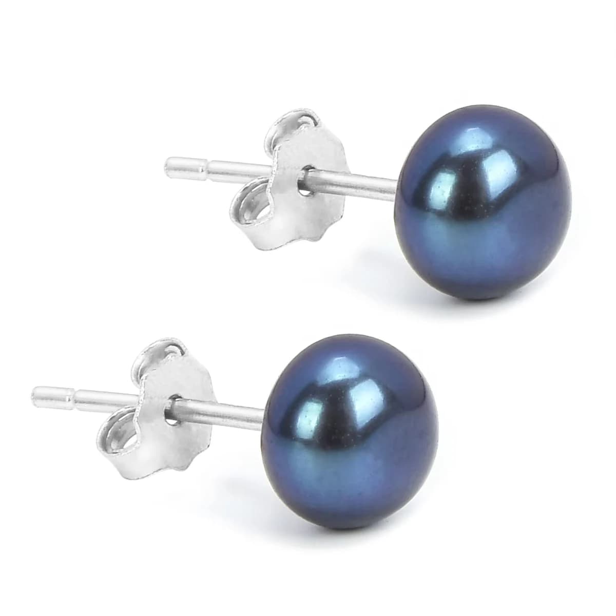 Natural Freshwater Pearl Earrings, 925 sterling silver, women's fashion jewelry, wedding gift and parties