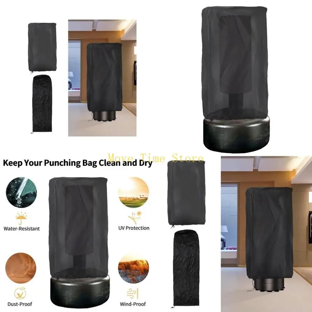 92ME Waterproof Standing Boxing Bag Covers Heavy Punching Bag Protective Cover Adjustable Thickened Protective Cover