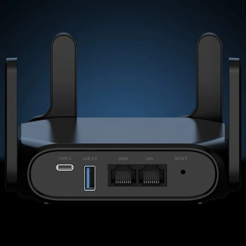 Mini router wifi6 gigabit home, high-speed 2.5G network port nas network storage signal amplification