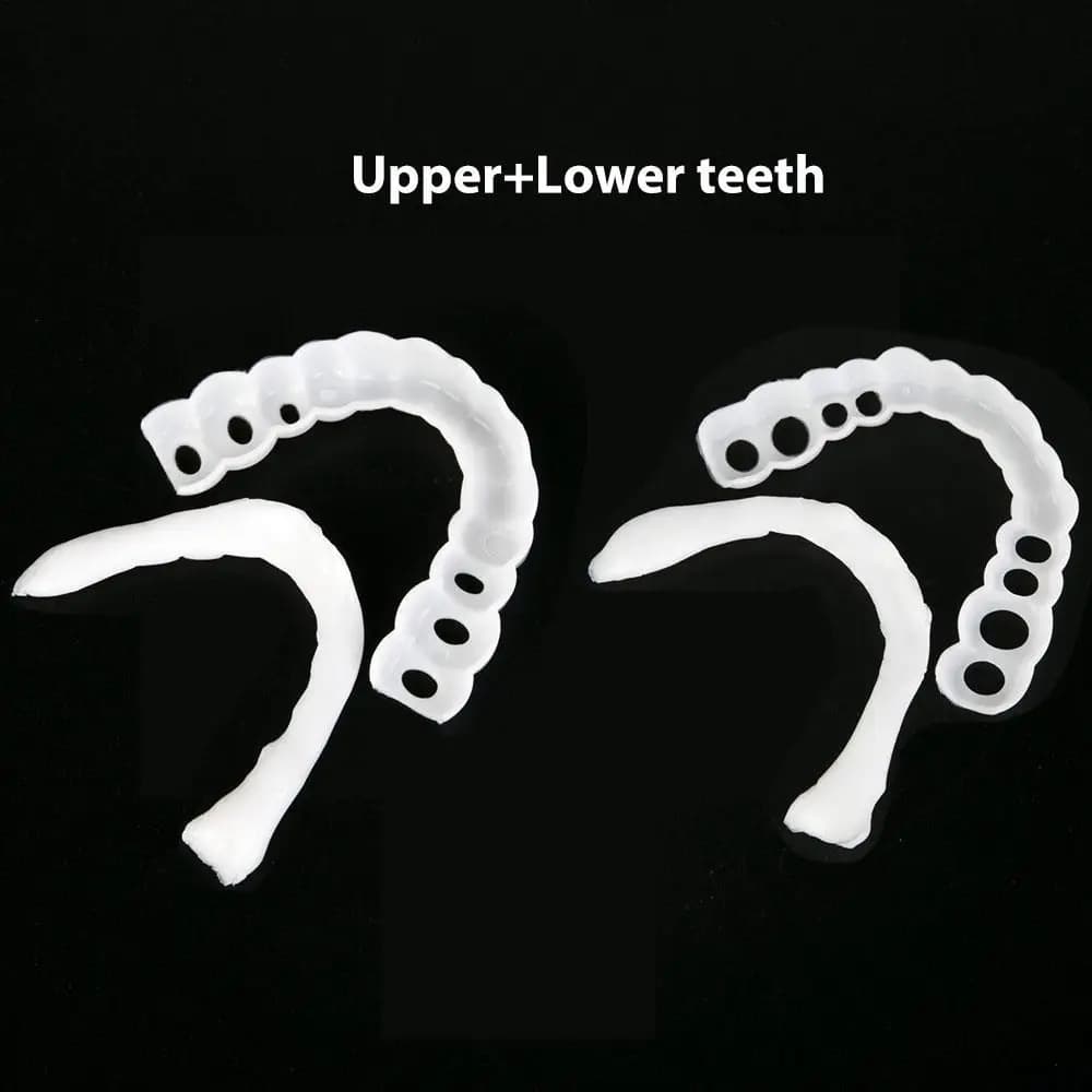 Top and Upper Fin teeth Modeller Soft for Whitening, Teaching, Istantane Temporary teeth