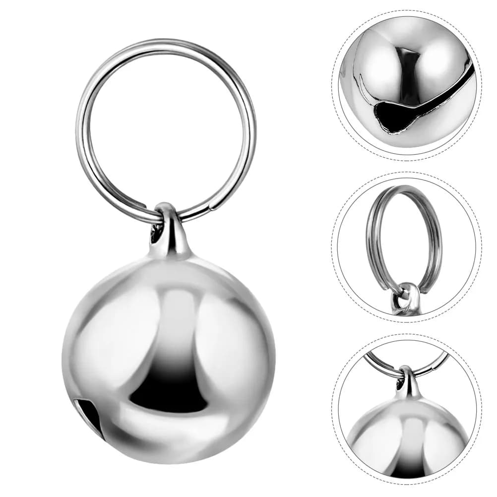 12Pcs Kitten Collar Bell Stylish Small Bells for Small Dogs Cats Clear Sound Waterproof Metal Charm Bell Pet Accessory Dog Cat