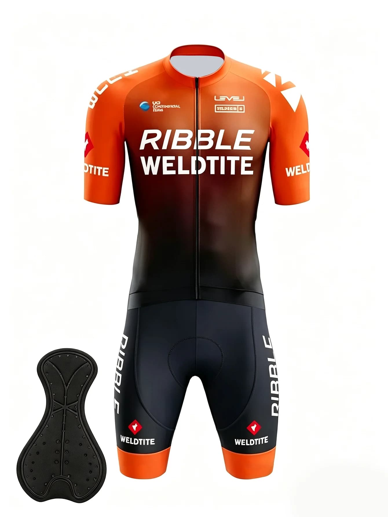 Mesh Ventilation Men’s Cycling Jumpsuit Short Sleeve Shorts, Breathable Quick Dry Lightweight Onesie