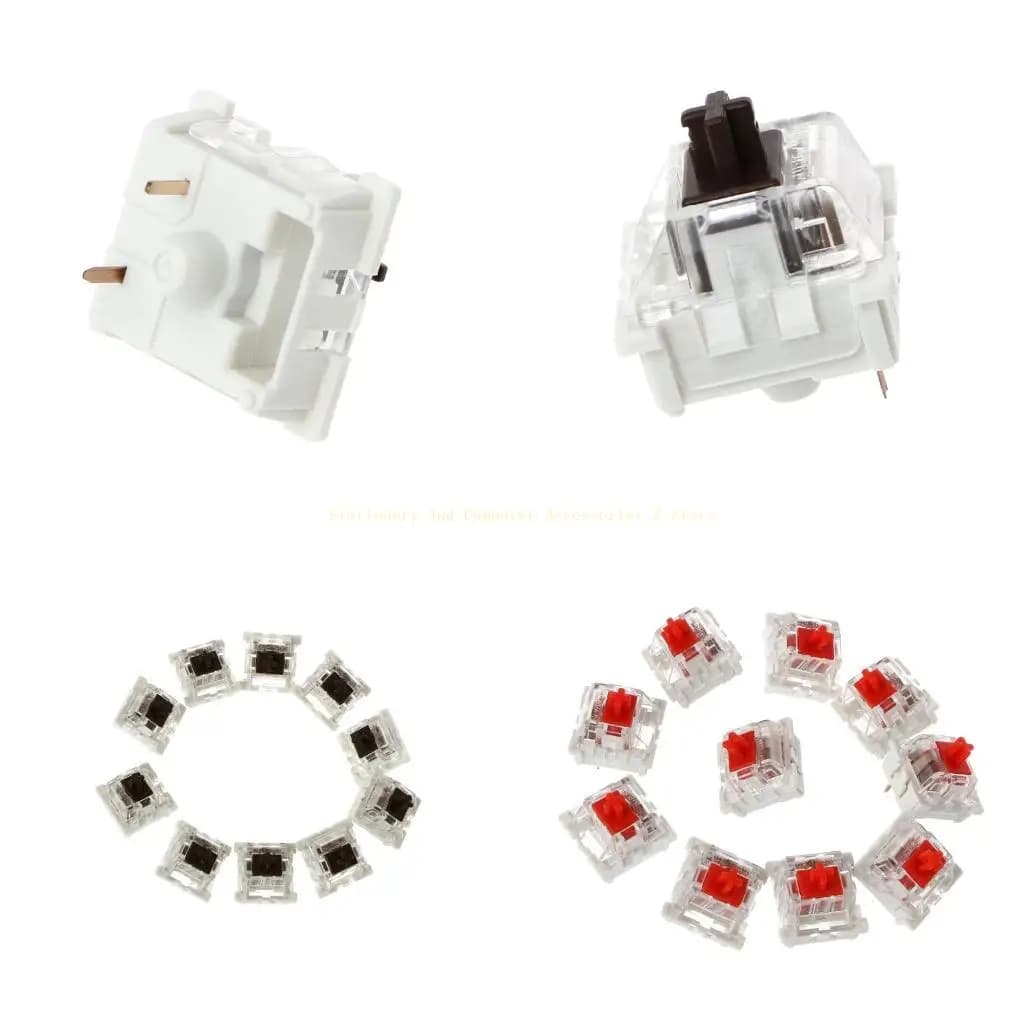 10 pieces brown switches for cherry clones switches MX mechanical tester