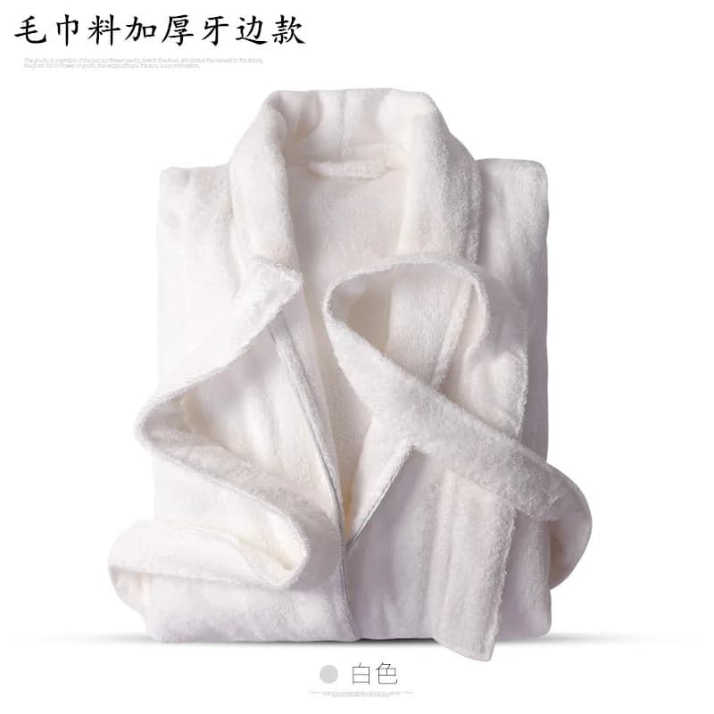 100% Cotton Toweling Terry Robe Lovers Soft Bath Robe Men And Women Nightrobe Sleepwear Male Casual Home Bathrobe Hotel Robe
