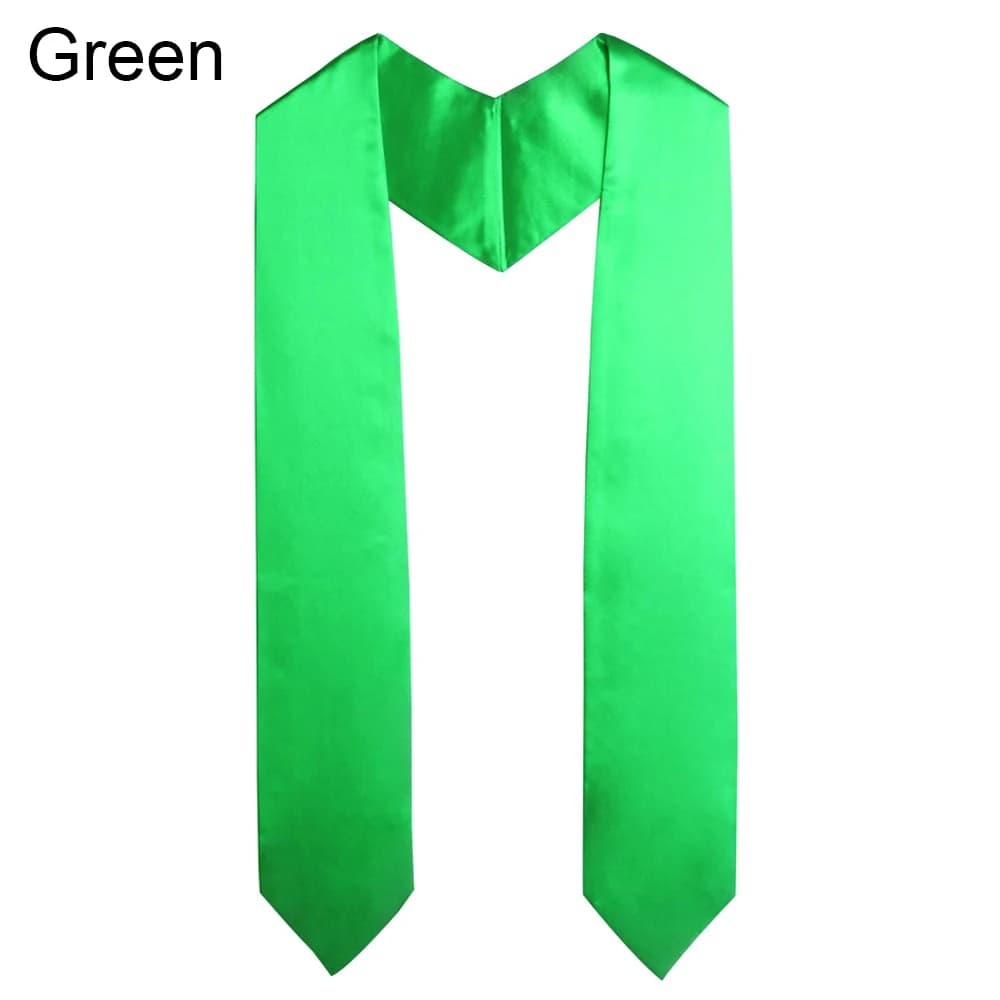 Decoration Adult Unisex Academic Dress Black Sashes Graduation Robes Graduation Stole Sash