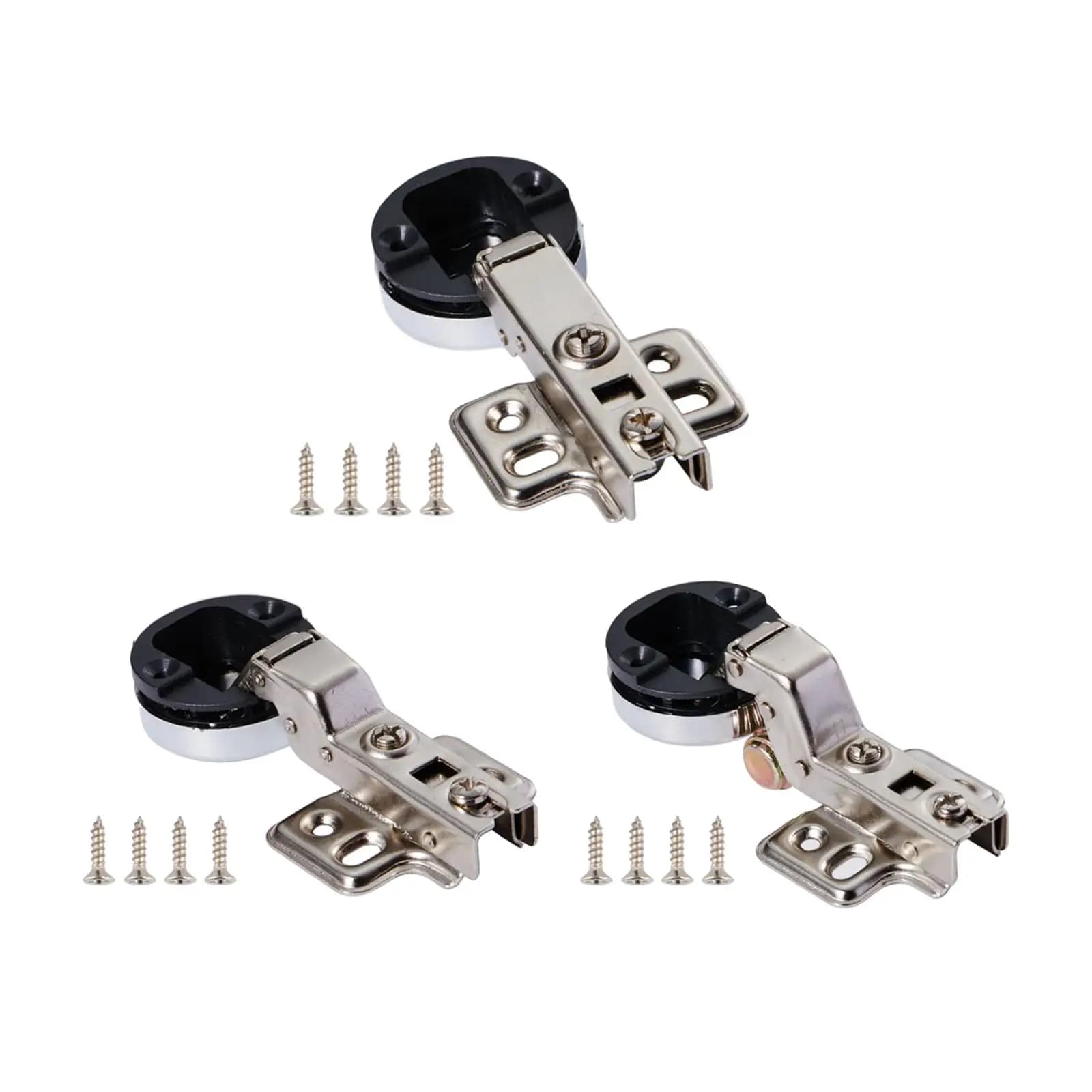 Cerniere per porte in vetro cerniere fai da te cerniera fissa in acciaio pratiche viti a tazza da 35mm cerniera a scomparsa con foro da 35mm cerniera a chiusura morbida con foro da 35mm