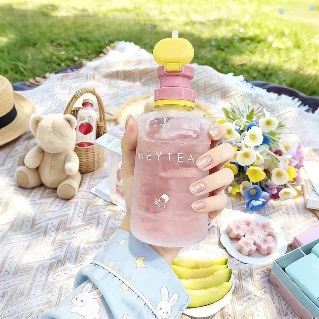 Portable Leakproof Straw Cap Converter for Water Mineral Bottle Baby Children Drinking Prevent Choking Silicone Material