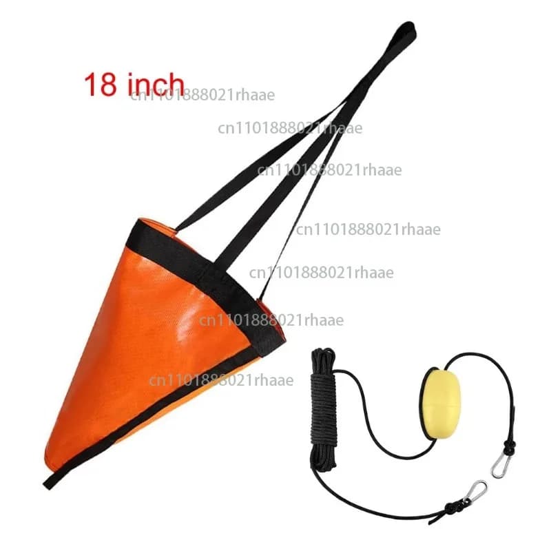 Ancoraggio per trazione in PVC, corda per ancoraggio da pesca, ancoraggio marino, set galleggiante per freni alla deriva, accessori per barche in gomma per riga in pelle