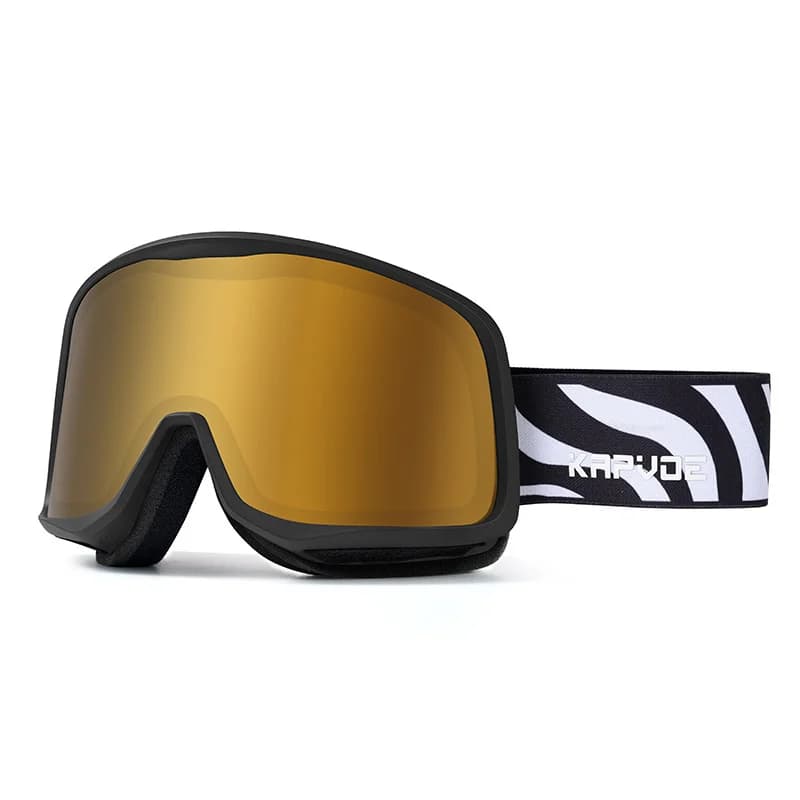 KAPVOE Nuovo colore Occhiali da sci all'aperto UV400 Occhiali sportivi invernali Pattinaggio Snowboard Maschera da moto Occhiali da sci antiappannamento