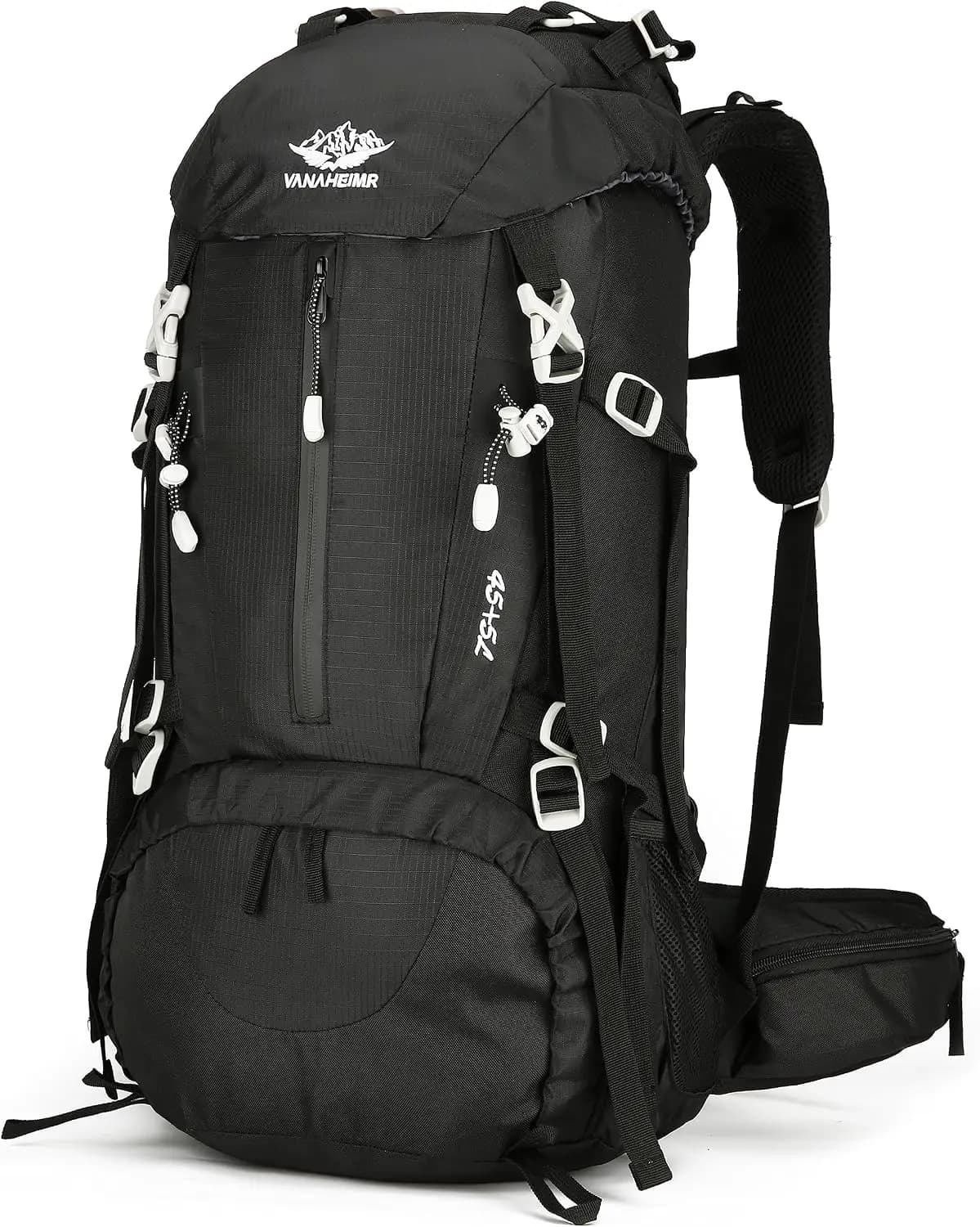 50L Hiking Backpack for Men with Rain Cover, Lightweight Travel Backpack 45+5L