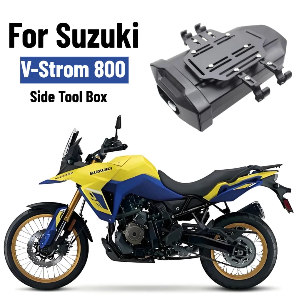 Side Waterproof Tool Box For Suzuki V-Strom 800 Touring 800DE 800SE 800RE SE RE ADV Decorative Toolbox First-aid/Breakdown Kit