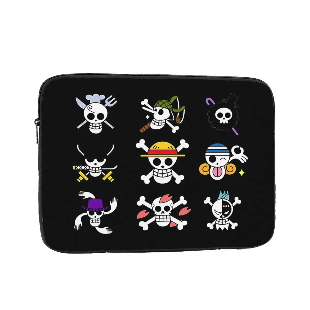 Custodia per laptop Bandiera pirata 12 "13" 15 "17" Custodia per notebook Rufy Anime Logo Collection Custodia antiurto per computer