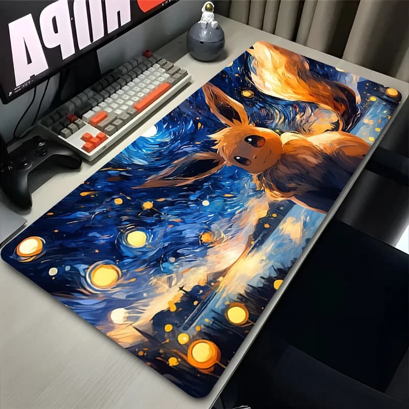 Mouse Pad Gaming Pokemon Pikachu Gengar Carpet Grande Dywan Gamer Keyboard Desk Zerbino Table Carpet Mousepad XXL 900x400 For Computer