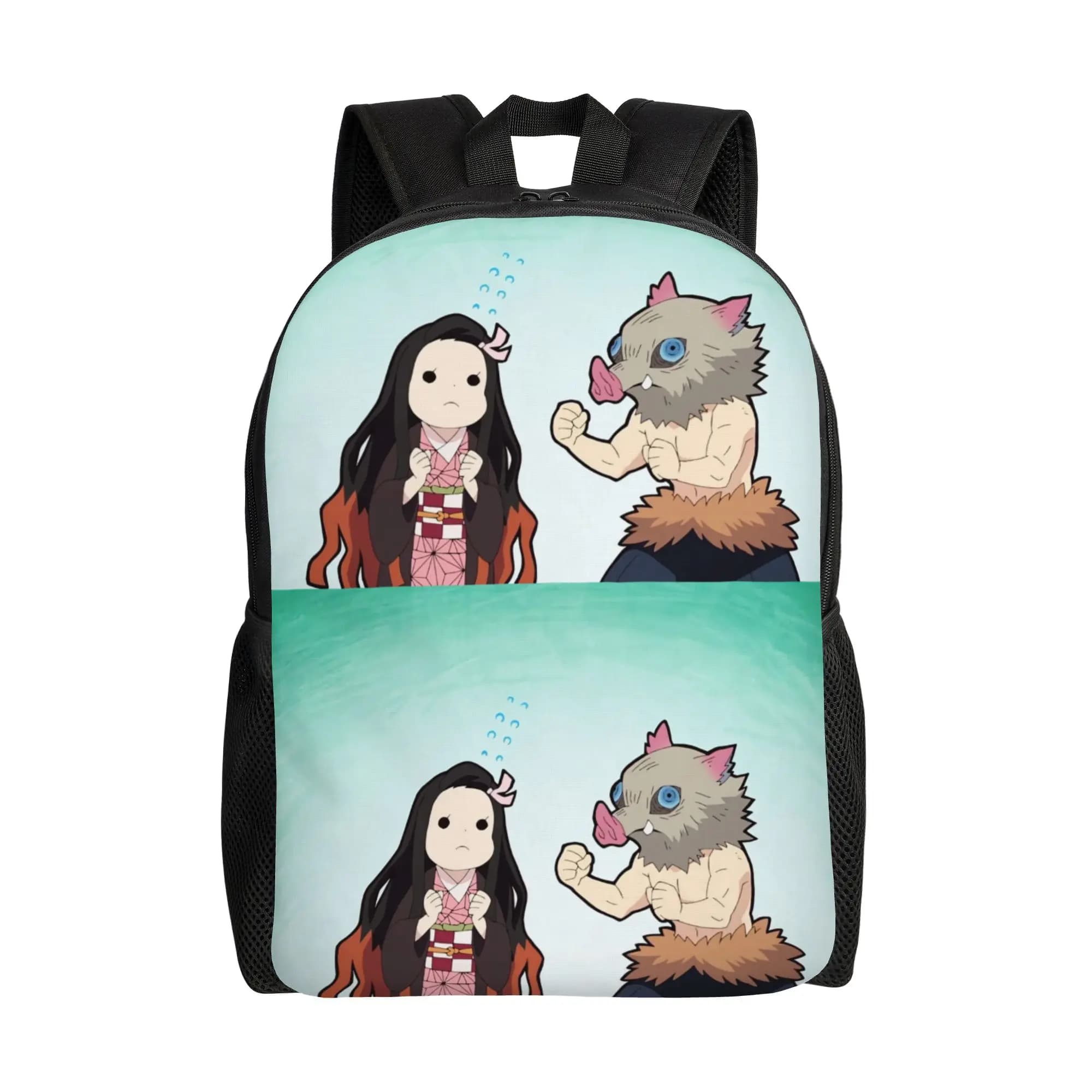 Custom Demones S-Slayer Laptop Backpack Men Women Basic Bookbag for College School Students Bags