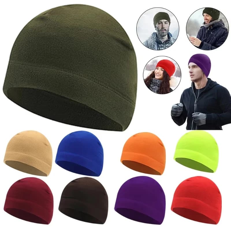 1/2 pcs Hot hat for men and women, windproof, polar fleece, unisex, soft, tactical, for racing and cycling