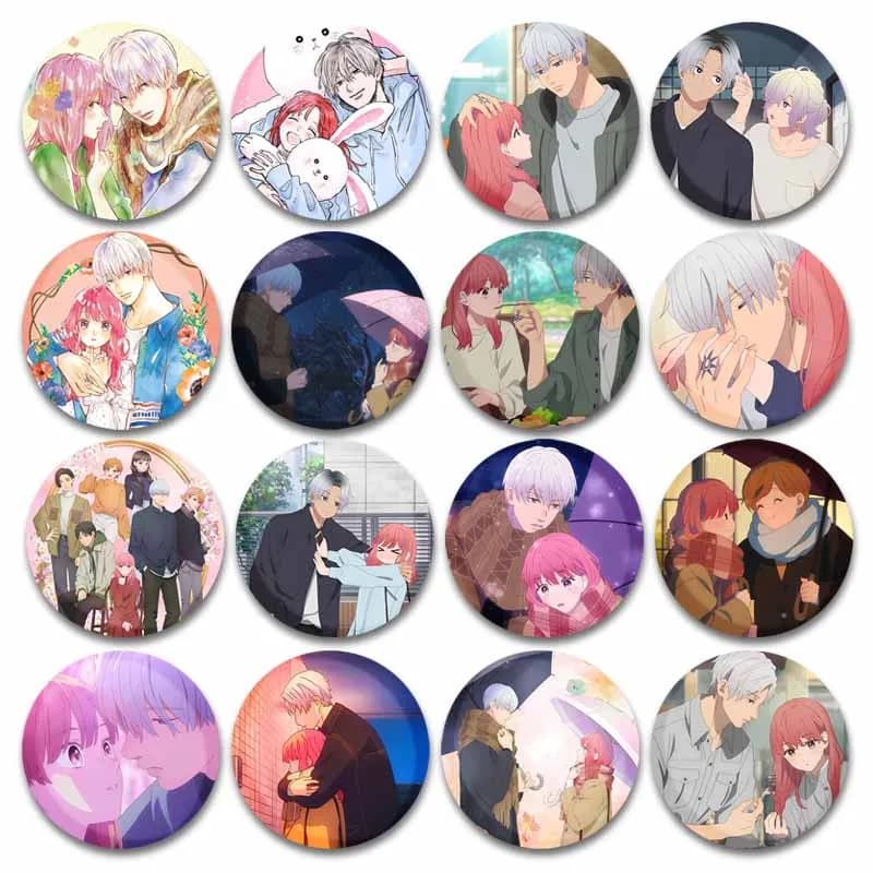 Nuovo Personaggio Anime Itsuomi Nagi Yuki Itose Oushi Shin Distintivo Un Segno di Affettare Cosplay Spilla Spilli Borsa Accessori di Abbigliamento
