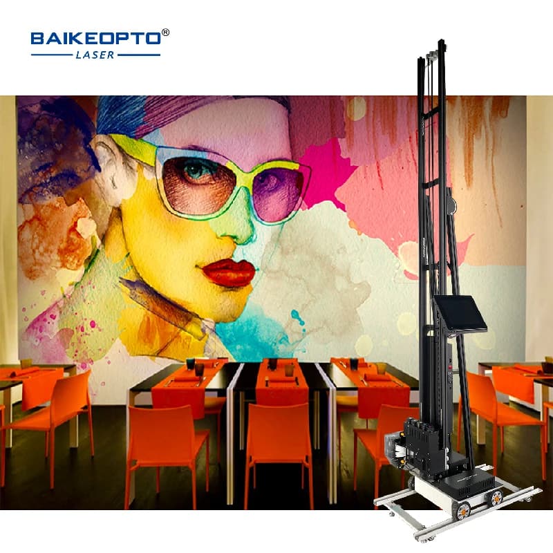 3D vertical wall printing machine for 3D wall printer for commercial wall painting machine