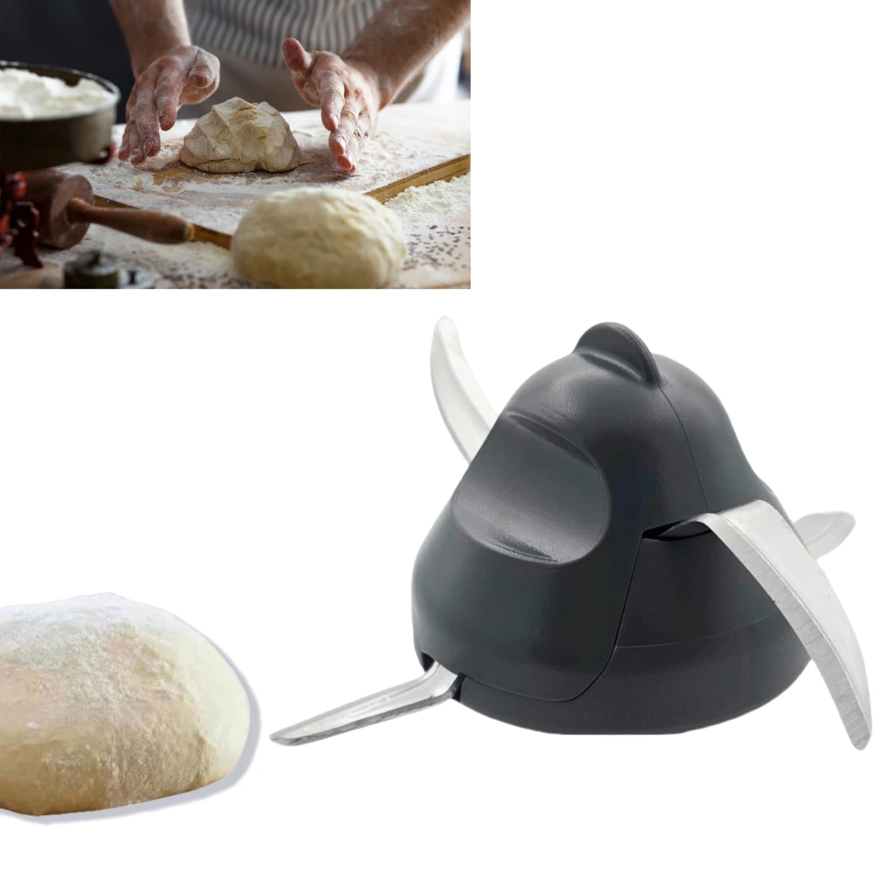 Lame per miscelatore Testa per impastare l'impasto Protezione della cucitura dalla sporca dell'impasto per accessori Thermomix TM5 TM6 Parti del frullatore