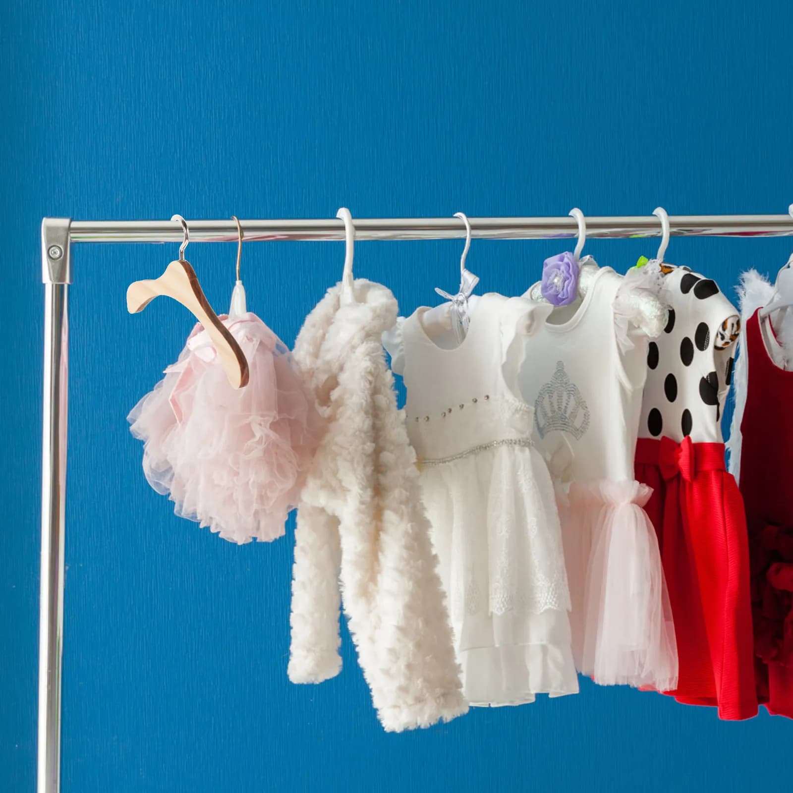 10 Pezzi Accessori per Fotografia, Mini Appendiabiti, Accessori per Artigianato, Accessori per Guardaroba BJD, Accessori per Vestiti